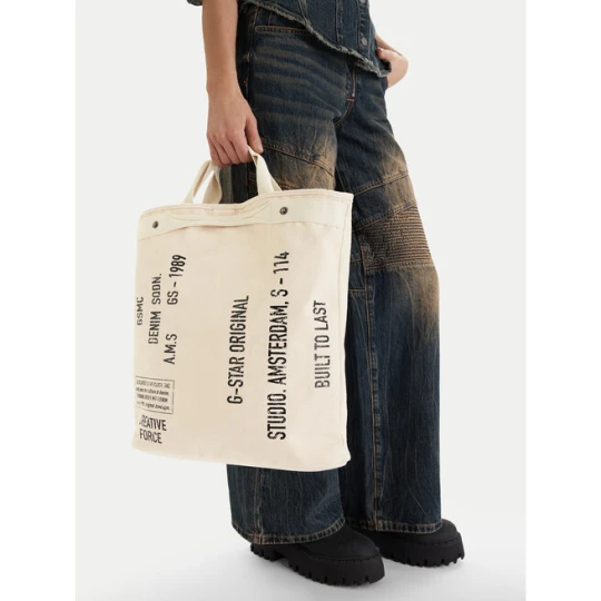 Zdjęcie produktu Torebka G-Star Raw EO-XC8537A Écru Kremowy