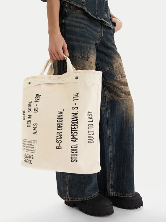 Zdjęcie produktu Torebka G-Star Raw EO-XC8537A Écru Kremowy