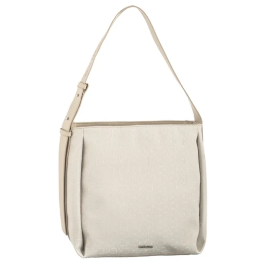 Zdjęcie produktu Torebka Gracie Bucket Bag_JCQ Mono Stoney Beige Jacquard Mono K60K611663 PEA (CK474-a) Calvin Klein