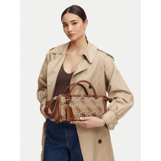 Zdjęcie produktu Torebka Guess Audrey Logo HWJG97 55060 Brązowy jasny