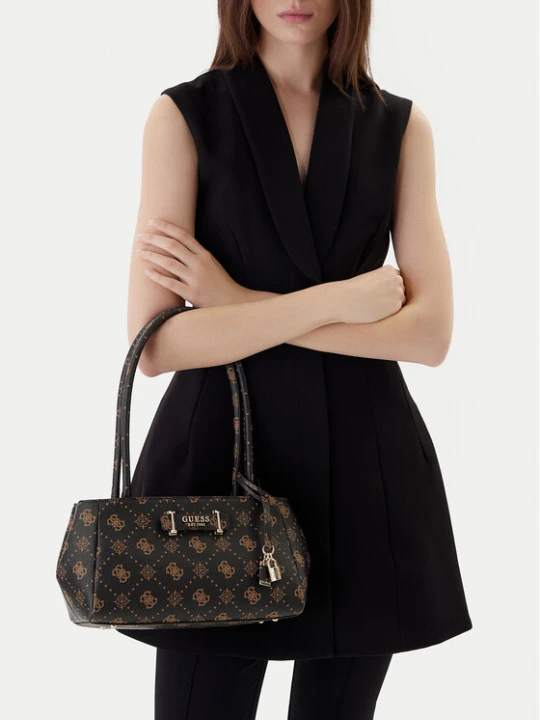Zdjęcie produktu Torebka Guess Carrie Logo HWGP98 98080 Brązowy