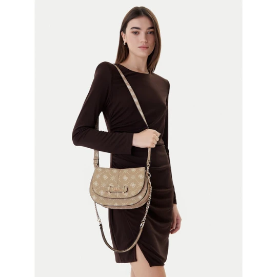 Zdjęcie produktu Torebka Guess Carrie Logo HWGP98 98200 Beżowy