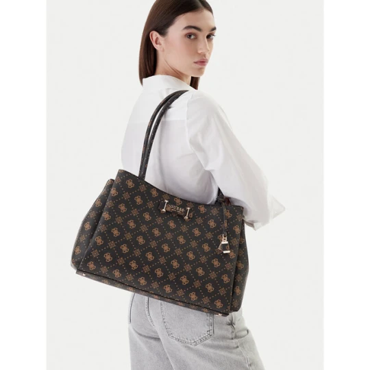 Zdjęcie produktu Torebka Guess Carrie Logo HWGP98 98220 Brązowy