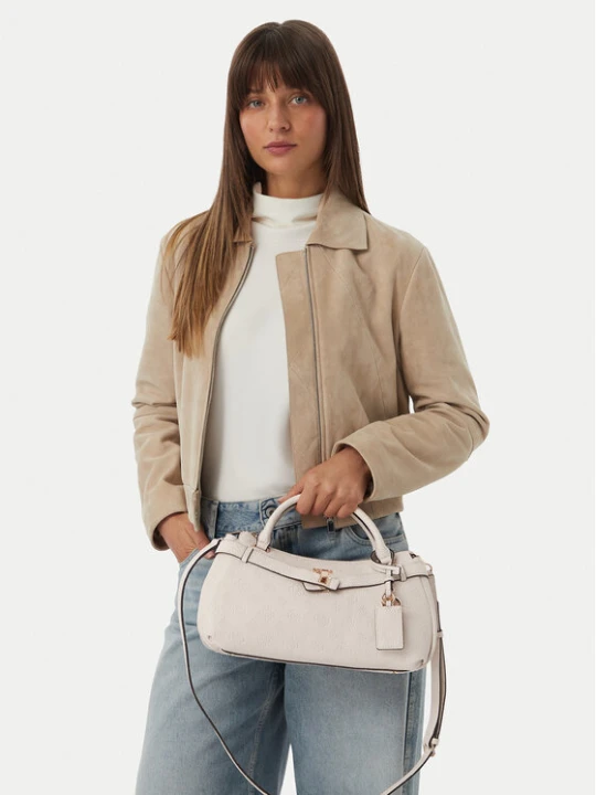 Zdjęcie produktu Torebka Guess Ella Logo HWPD97 46050 Kremowy