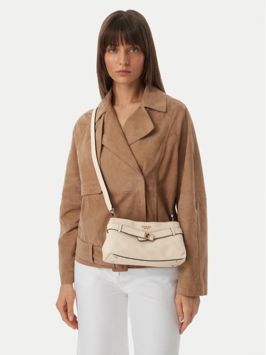 Zdjęcie produktu Torebka Guess Ella Logo Mini HWPD97 46730 Beżowy jasny