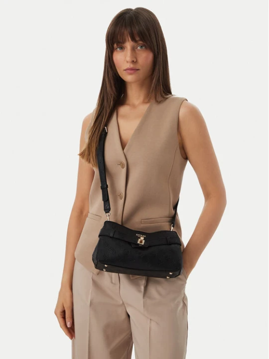 Zdjęcie produktu Torebka Guess Ella Logo Mini HWPD97 46730 Czarny