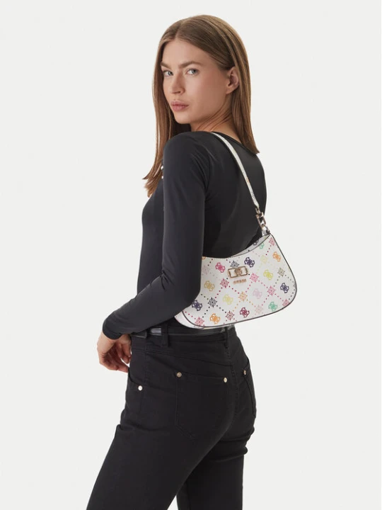 Zdjęcie produktu Torebka Guess Emelie Logo HWGM99 28180 Biały