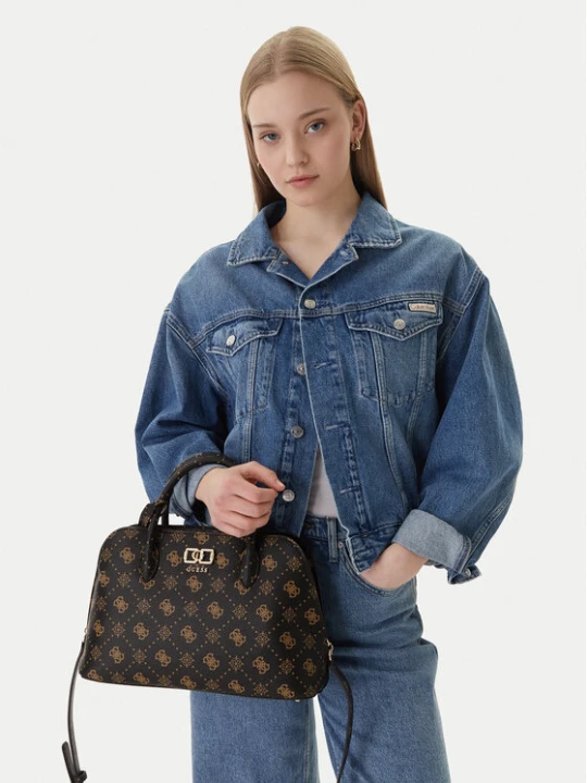 Zdjęcie produktu Torebka Guess Emelie Logo HWGP99 28060 Brązowy