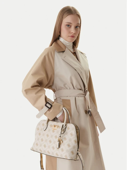 Zdjęcie produktu Torebka Guess Emelie Logo HWGP99 28060 Écru Kremowy