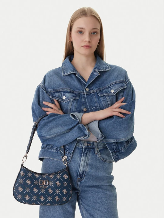 Zdjęcie produktu Torebka Guess Emelie Logo HWGP99 28180 Granatowy
