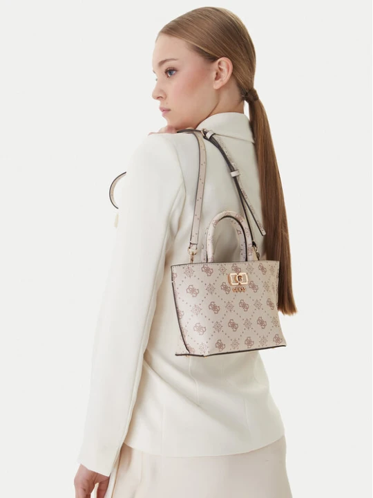 Zdjęcie produktu Torebka Guess Emelie Logo Mini HWGP99 28750 Écru Kremowy