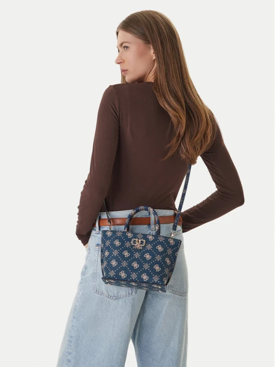 Zdjęcie produktu Torebka Guess Emelie Logo Mini HWGP99 28750 Granatowy