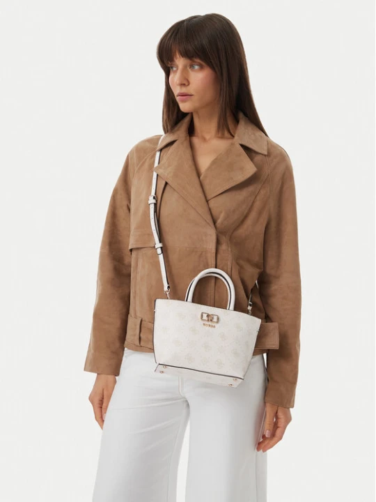 Zdjęcie produktu Torebka Guess Emelie Logo Mini HWGP99 28750 Kremowy