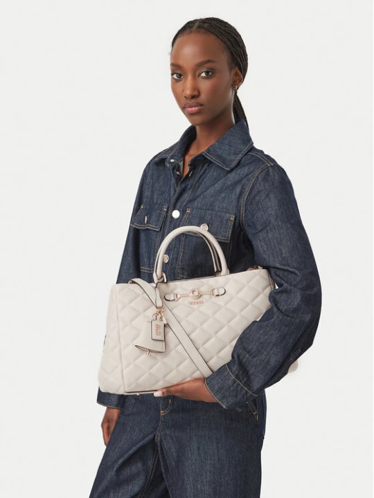 Zdjęcie produktu Torebka Guess Frances HWQG22 41060 Kremowy