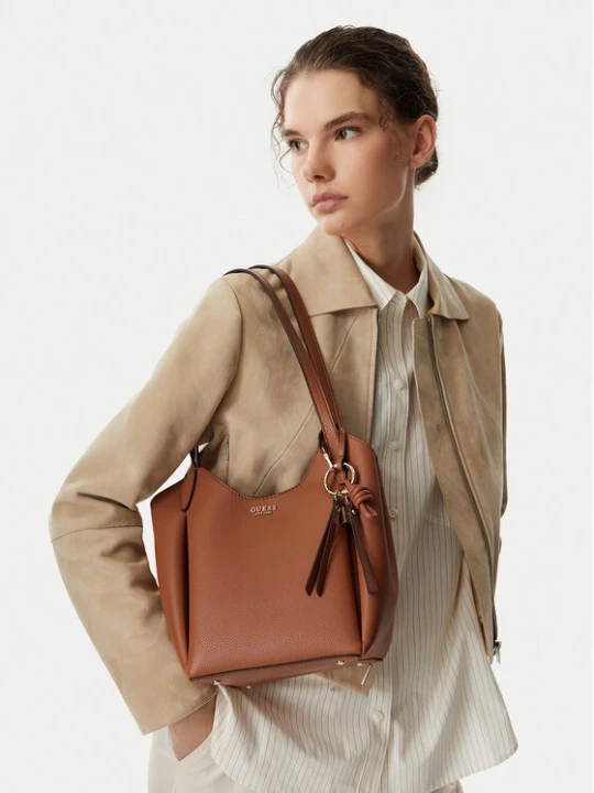 Zdjęcie produktu Torebka Guess HWBG97 35030 Brązowy jasny
