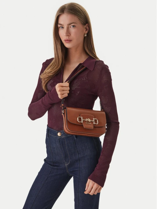 Zdjęcie produktu Torebka Guess Janie HWVG99 10210 Brązowy