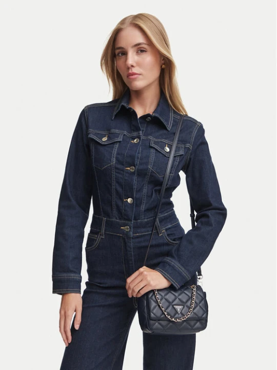 Zdjęcie produktu Torebka Guess Juliet Mini HWQG24 56740 Granatowy
