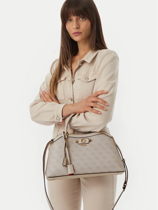 Zdjęcie produktu Torebka Guess Lindsey HWSG97 49060 Kremowy
