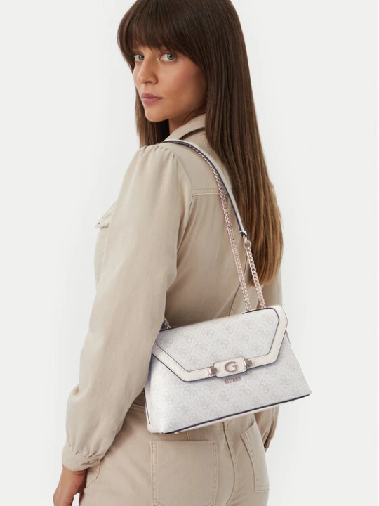 Zdjęcie produktu Torebka Guess Lindsey HWSG97 49210 Kremowy
