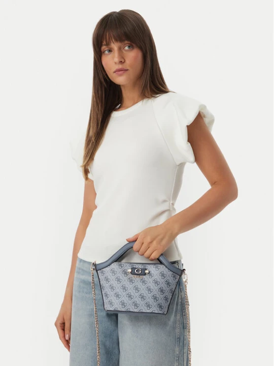 Zdjęcie produktu Torebka Guess Lindsey Mini HWSG97 49750 Niebieski