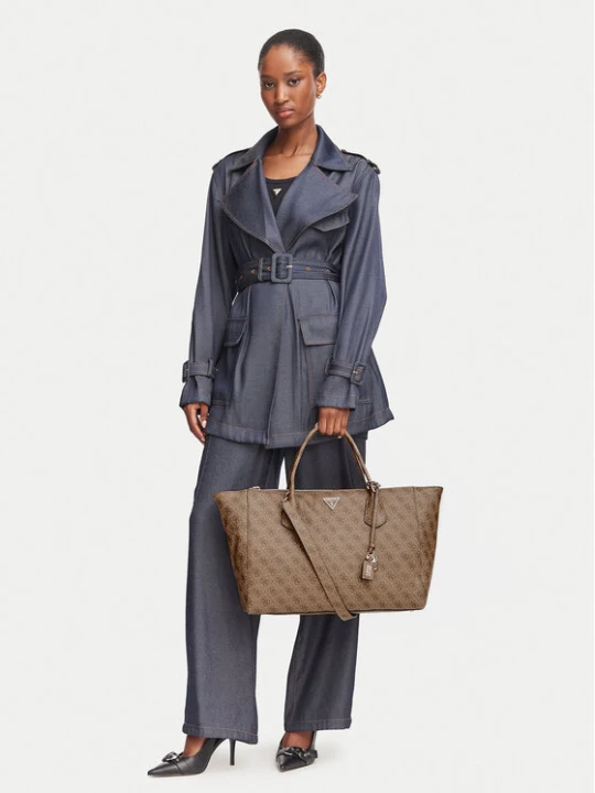 Zdjęcie produktu Torebka Guess Marissa Logo HWSG24 82240 Brązowy jasny