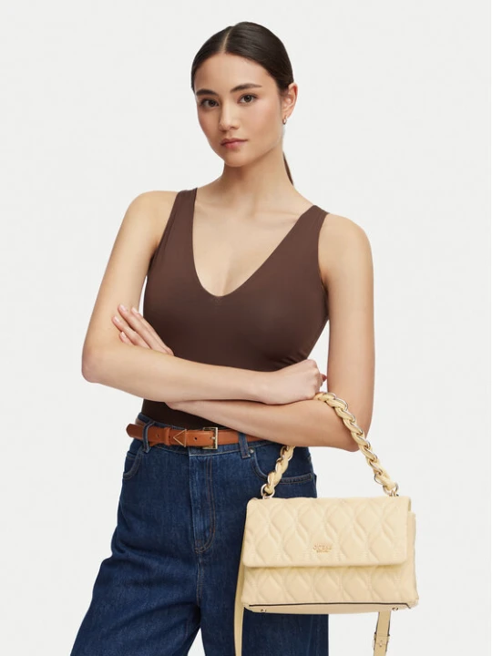 Zdjęcie produktu Torebka Guess Maxine HWQG97 33200 Żółty jasny