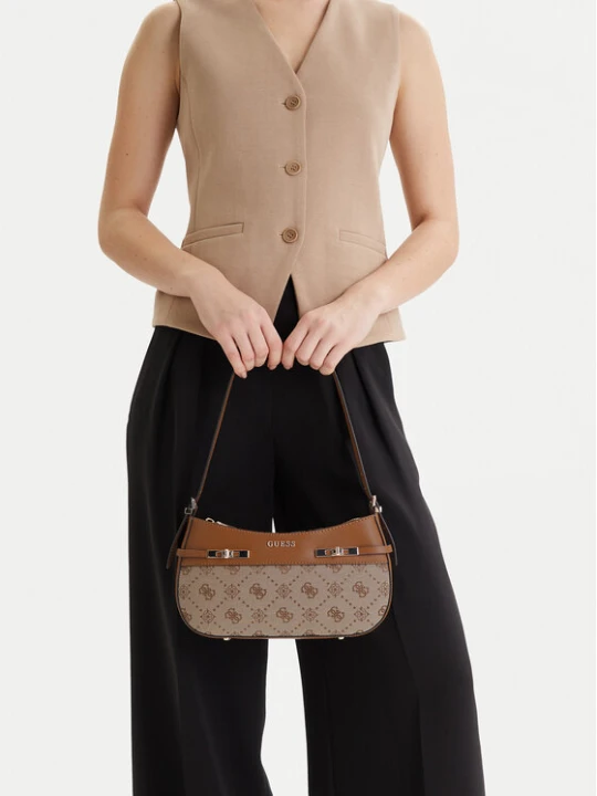 Zdjęcie produktu Torebka Guess Melinda HWJP99 02170 Brązowy