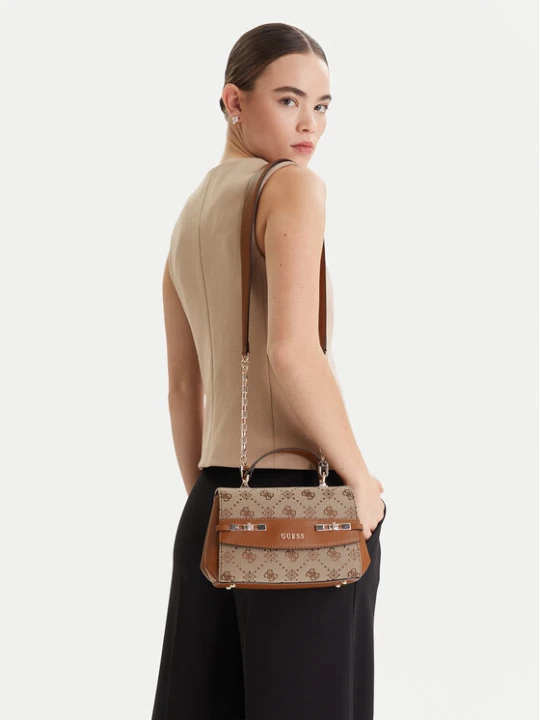Zdjęcie produktu Torebka Guess Melinda HWJP99 02200 Brązowy