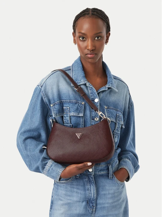 Zdjęcie produktu Torebka Guess Noelle II HWZG96 72180 Bordowy