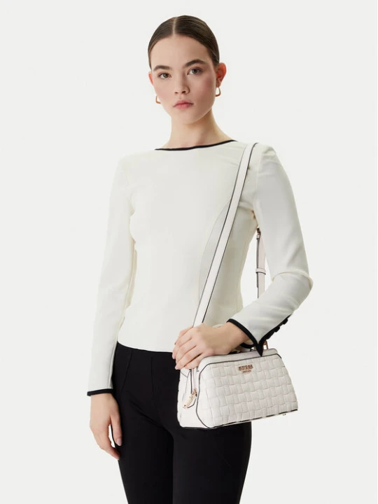 Zdjęcie produktu Torebka Guess Sandy HWWG84 18050 Écru Kremowy