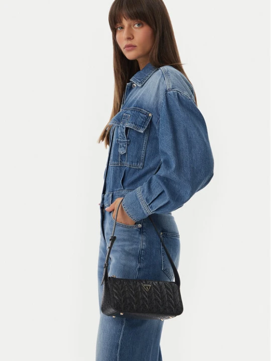Zdjęcie produktu Torebka Guess Stacey Mini HWGG97 41720 Czarny