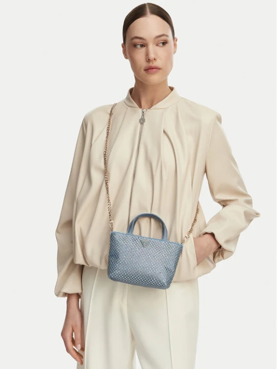 Zdjęcie produktu Torebka Guess Tasmin Mini HWRG99 31750 Niebieski jasny