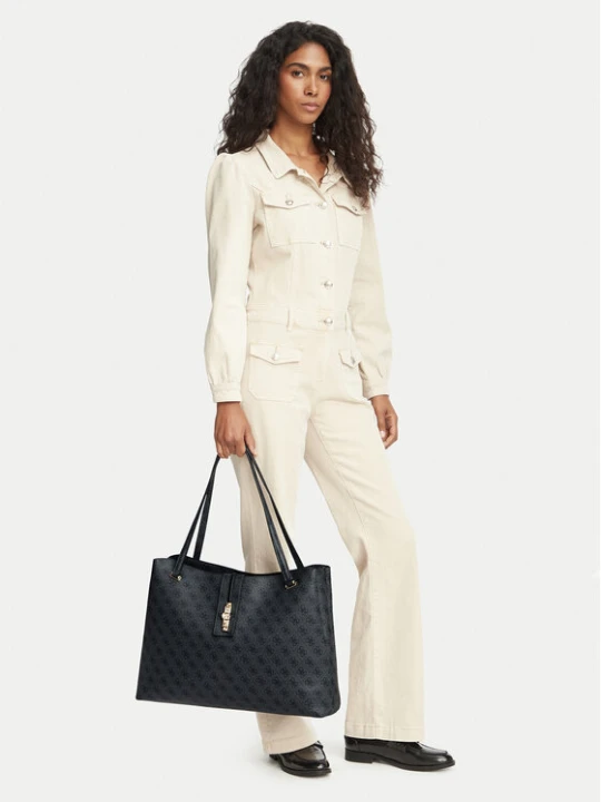 Zdjęcie produktu Torebka Guess Yvonne Logo Travel TWLB23 78024 Szary ciemny