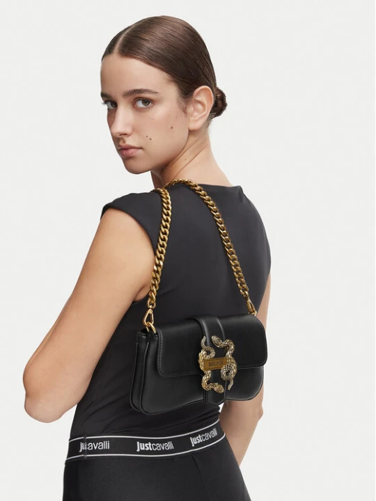 Zdjęcie produktu Torebka Just Cavalli Iconic Snakes 81RA4BA7 ZSA89 Czarny