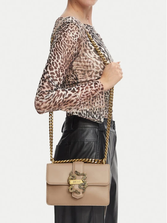 Zdjęcie produktu Torebka Just Cavalli Iconic Snakes 81RA4BAF ZSA89 Beżowy