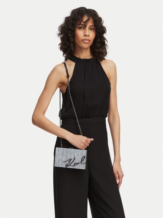Zdjęcie produktu Torebka KARL LAGERFELD A1W30124 Szary jasny