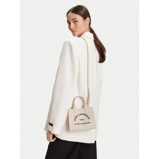 Zdjęcie produktu Torebka KARL LAGERFELD A3W50118 Écru Kremowy