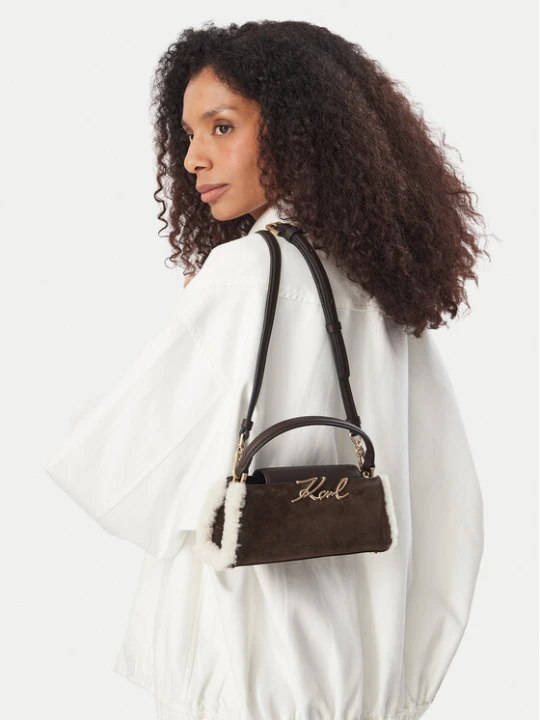 Zdjęcie produktu Torebka KARL LAGERFELD B4W30313 Brązowy ciemny