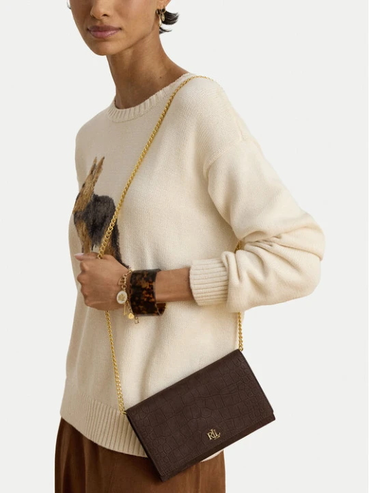 Zdjęcie produktu Torebka LAUREN RALPH LAUREN 432P18552001 Brązowy ciemny