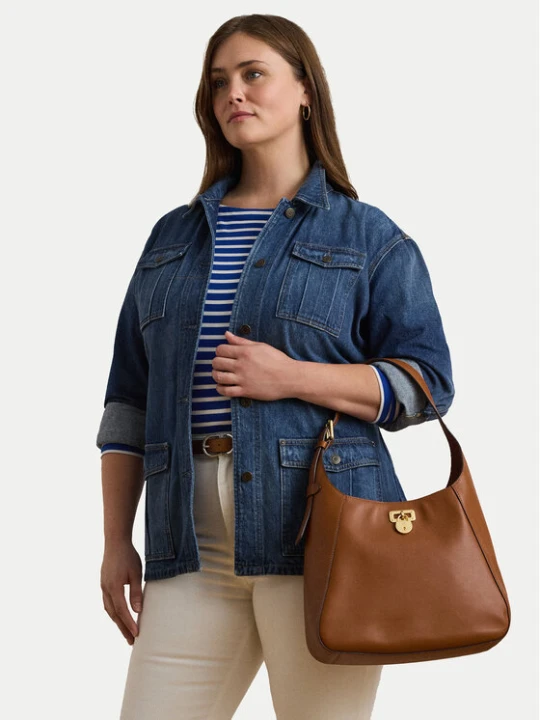 Zdjęcie produktu Torebka LAUREN RALPH LAUREN Large Tanner Shoulder Bag 431956790001 Brązowy