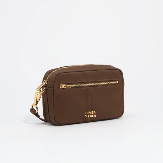 Zdjęcie produktu Torebka listonoszka mała bawełna ciemny khaki BIMBA Y LOLA DARK KHAKI