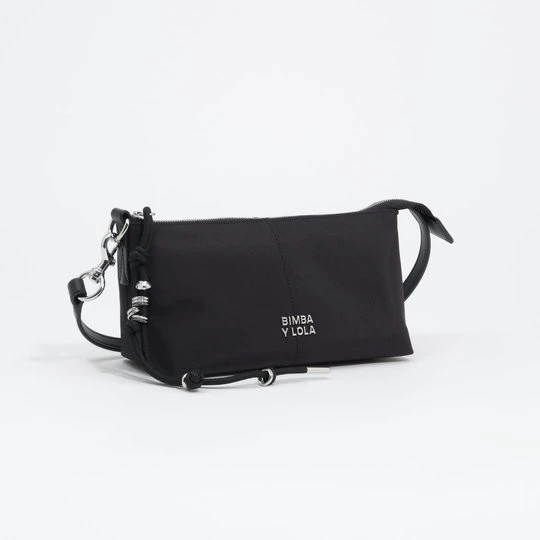 Zdjęcie produktu Torebka listonoszka mała nylon czarna BIMBA Y LOLA