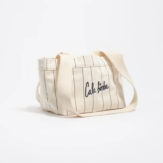 Zdjęcie produktu Torebka mini bawełna złamana biel BIMBA Y LOLA OFF WHITE