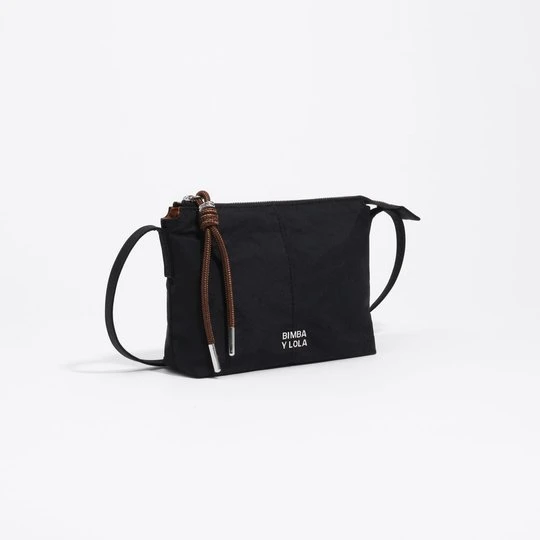 Zdjęcie produktu Torebka listonoszka mini nylon czarna BIMBA Y LOLA