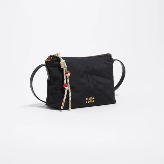Zdjęcie produktu Torebka listonoszka mini nylon grafitowa BIMBA Y LOLA GRAPHITE
