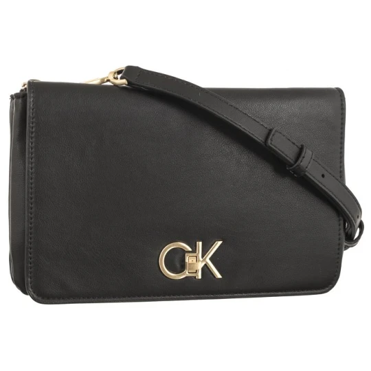 Zdjęcie produktu Torebka Listonoszka Re-Lock Double Guset Black K60K611531 BAX (CK372-a) Calvin Klein