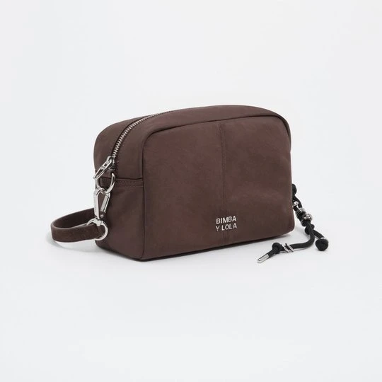 Zdjęcie produktu Torebka listonoszka średnia nylon mokka BIMBA Y LOLA MOKA