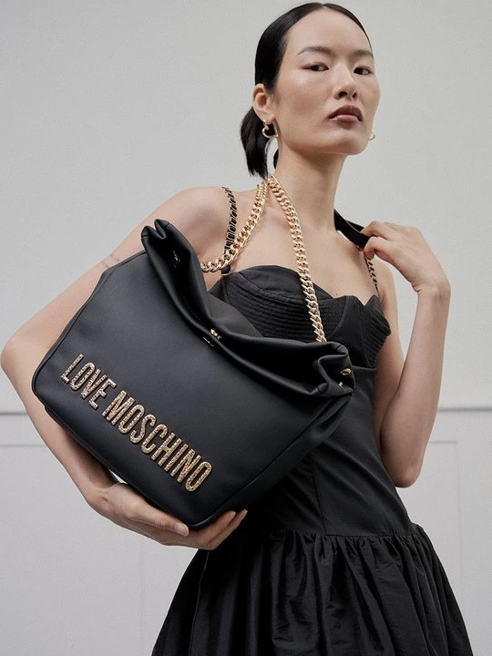 Zdjęcie produktu Torebka LOVE MOSCHINO antracytowy melanż
