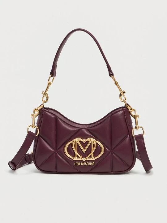 Zdjęcie produktu Torebka LOVE MOSCHINO ciemnoczerwony