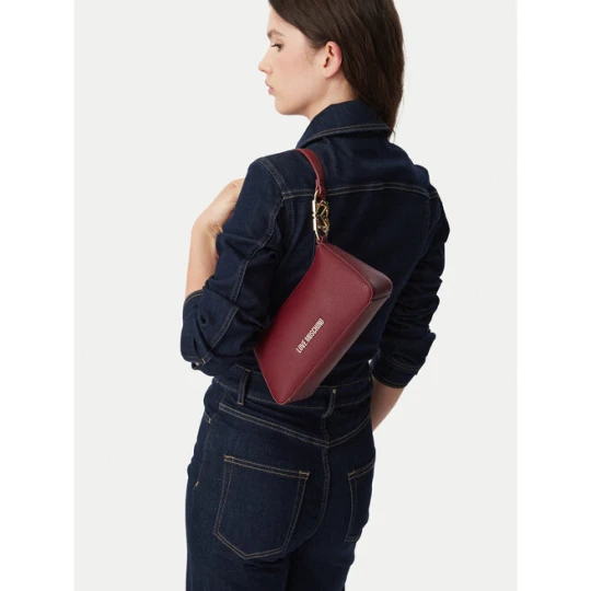 Zdjęcie produktu Torebka LOVE MOSCHINO JC4007PP1PLB0552 Bordowy